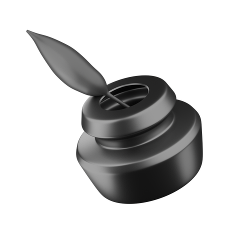 Pote de tinta  3D Icon