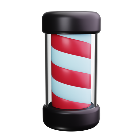 Enseigne de coiffeur  3D Icon