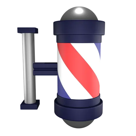 Enseigne de coiffeur  3D Icon