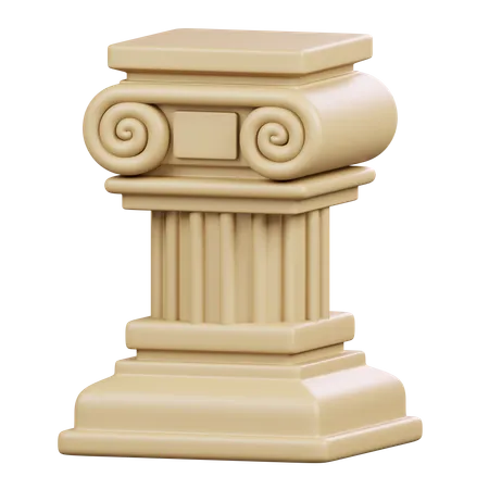 Pôle romain  3D Icon