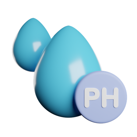 Potential Hydrogen  3D Icon