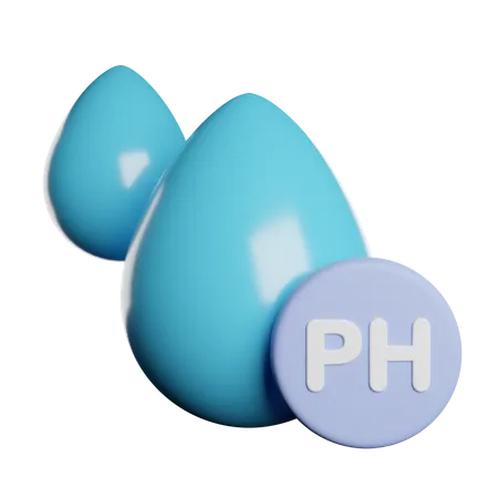 Potential Hydrogen  3D Icon