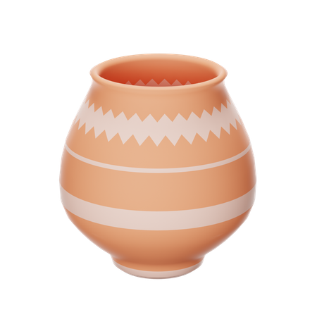 Poterie d'argile  3D Icon