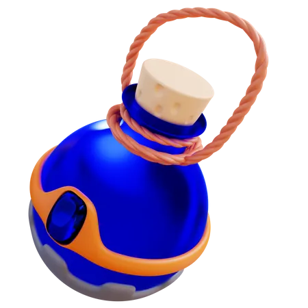 Potion bleue  3D Icon