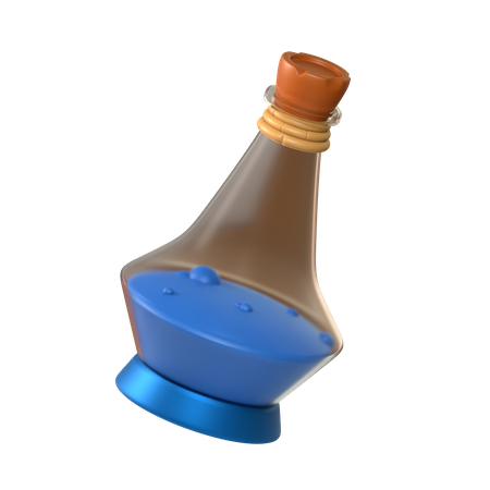 Potion bleue  3D Icon