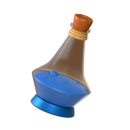 Potion bleue  3D Icon