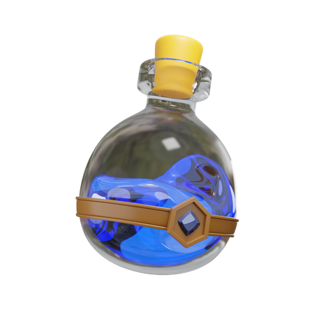POTION BLUE 3D Icon