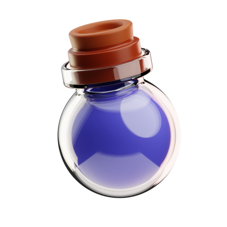 Bouteille de potions  3D Icon