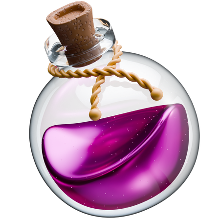 Bouteille de potions  3D Icon