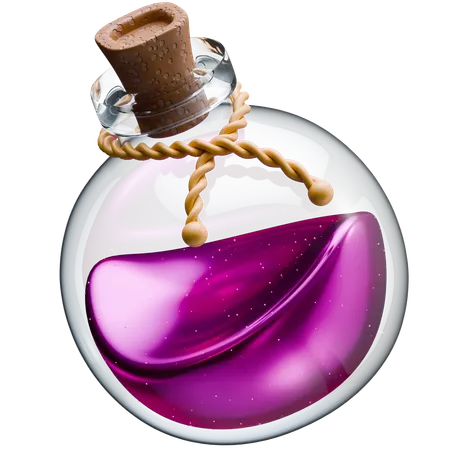 Bouteille de potions  3D Icon