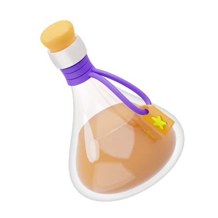 Potion Bottle  3D Illustration