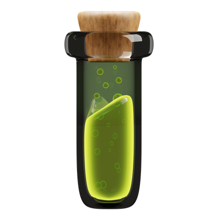 Potion Bottle  3D Illustration