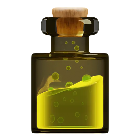 Potion Bottle  3D Illustration