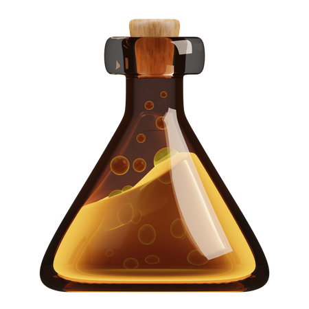 Potion Bottle  3D Illustration