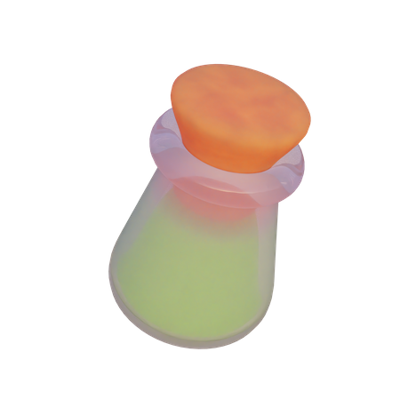 Potion Bottle  3D Illustration