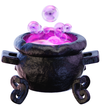 Potion cauldron  3D Icon