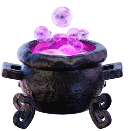 Potion cauldron  3D Icon