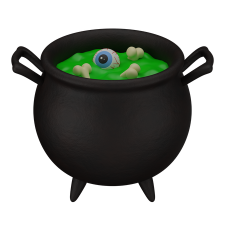 Potion dans le chaudron  3D Icon