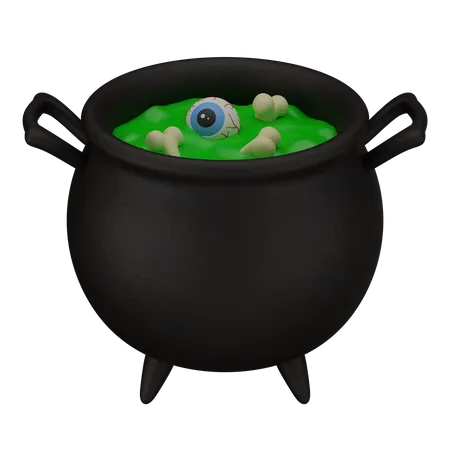 Potion dans le chaudron  3D Icon