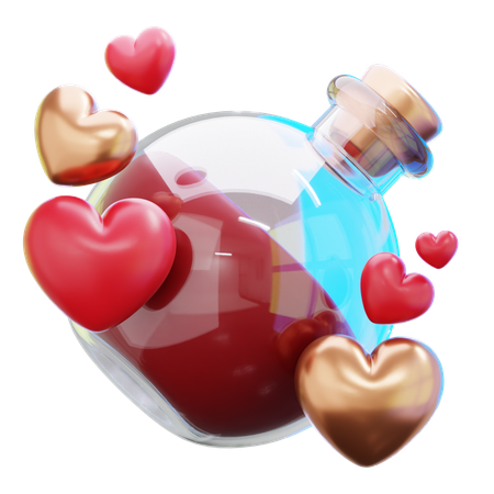 Potion de la Saint-Valentin  3D Icon