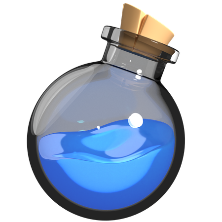 Potion de mana  3D Icon