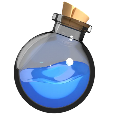 Potion de mana  3D Icon