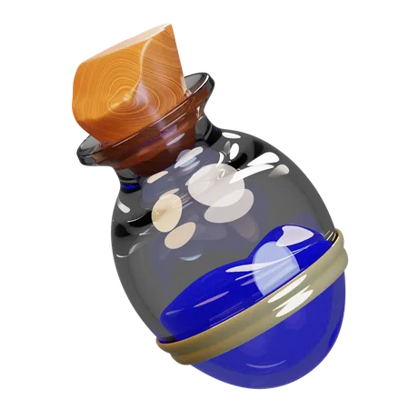 Potion de mana moyenne  3D Icon