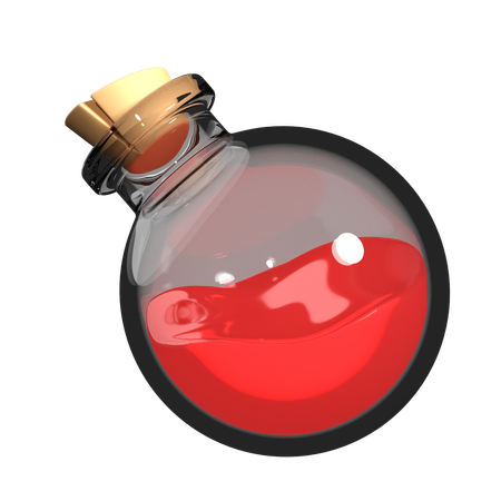 Potion de vie  3D Icon