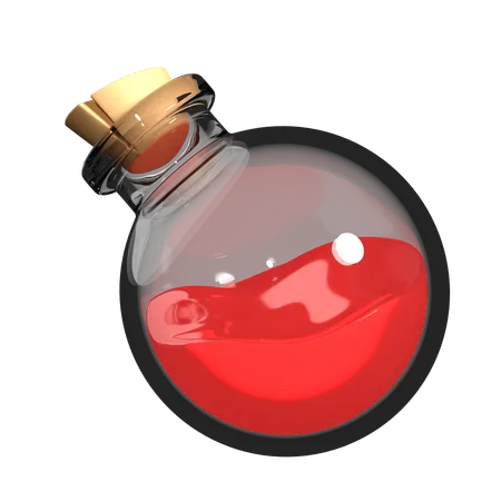 Potion de vie  3D Icon