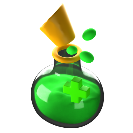 Potion de vie  3D Icon