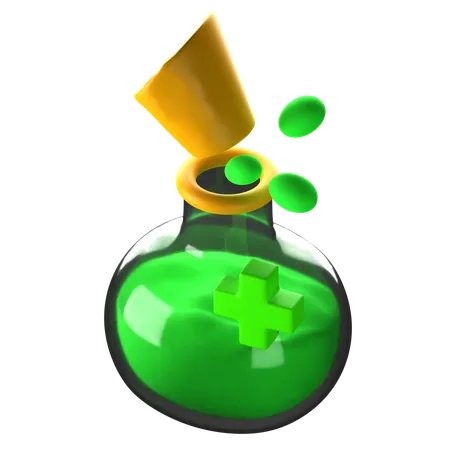 Potion de vie  3D Icon