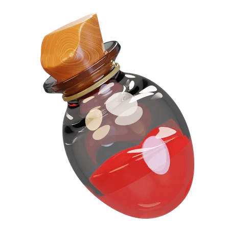 Potion de santé moyenne  3D Icon