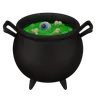 Potion in the cauldron