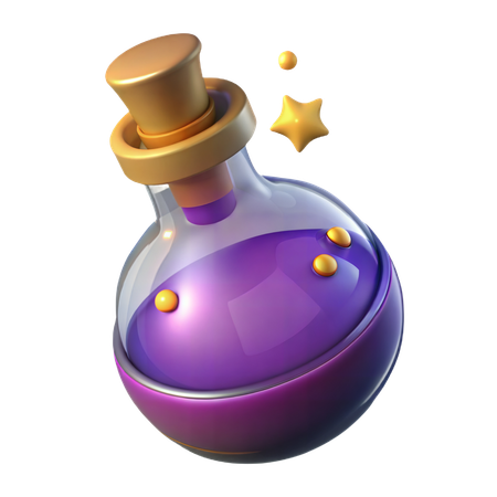 Potion magique  3D Icon