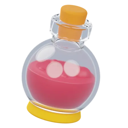 Potion Red Game  3D Icon