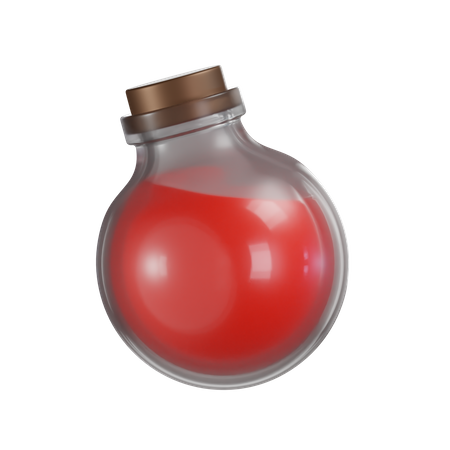Potion rouge  3D Icon