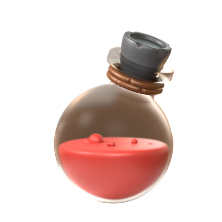 Potion rouge  3D Icon