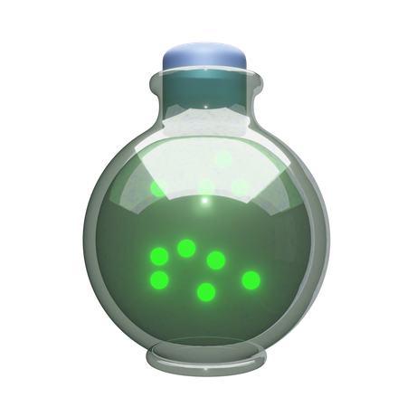 Potion toxique  3D Icon