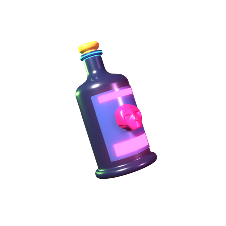 Potion toxique  3D Icon