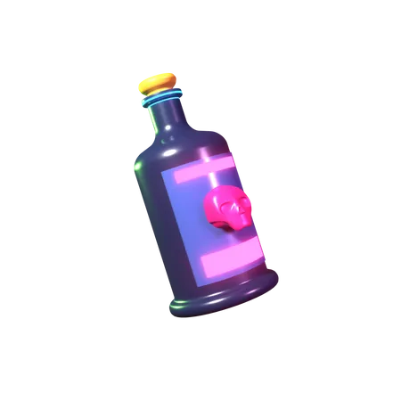 Potion toxique  3D Icon