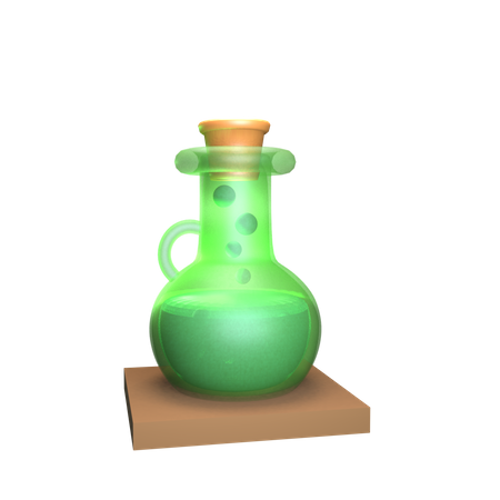 Potion toxique  3D Icon