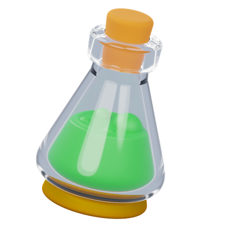 Jeu de potion verte  3D Icon