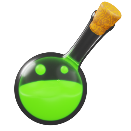 Potion verte  3D Icon