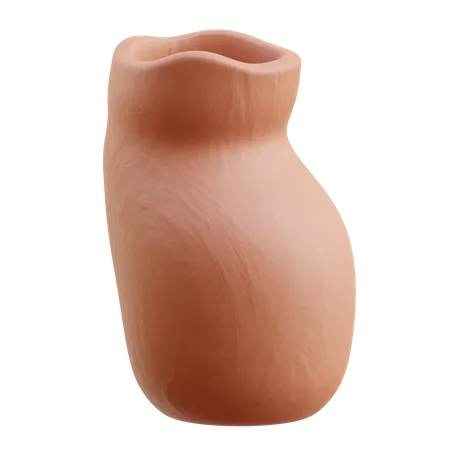 Pottery Vase 3D Illustration