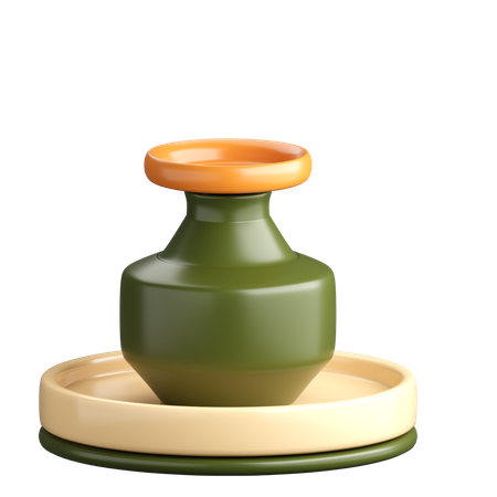 Pottery Wheel  3D Icon