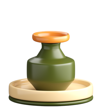 Pottery Wheel  3D Icon