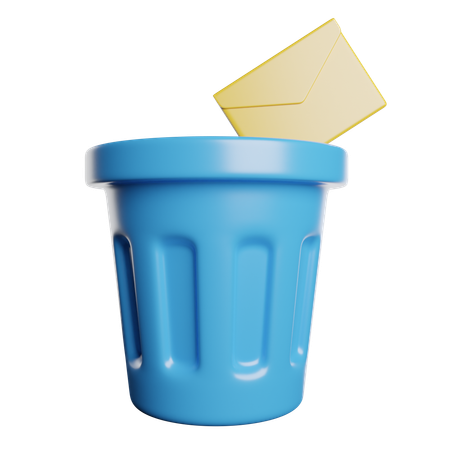 Poubelle  3D Icon