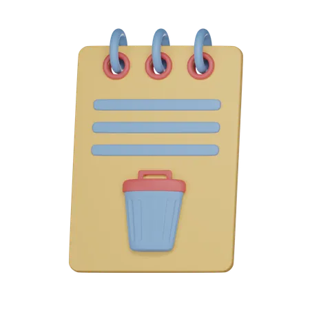 Poubelle  3D Icon