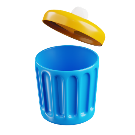 Poubelle  3D Icon