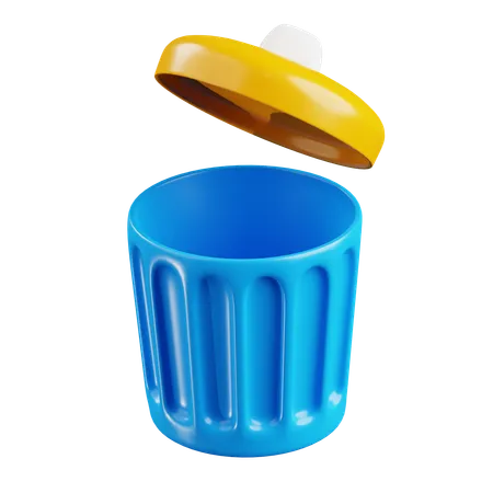 Poubelle  3D Icon